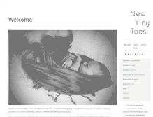 Tablet Screenshot of newtinytoes.com